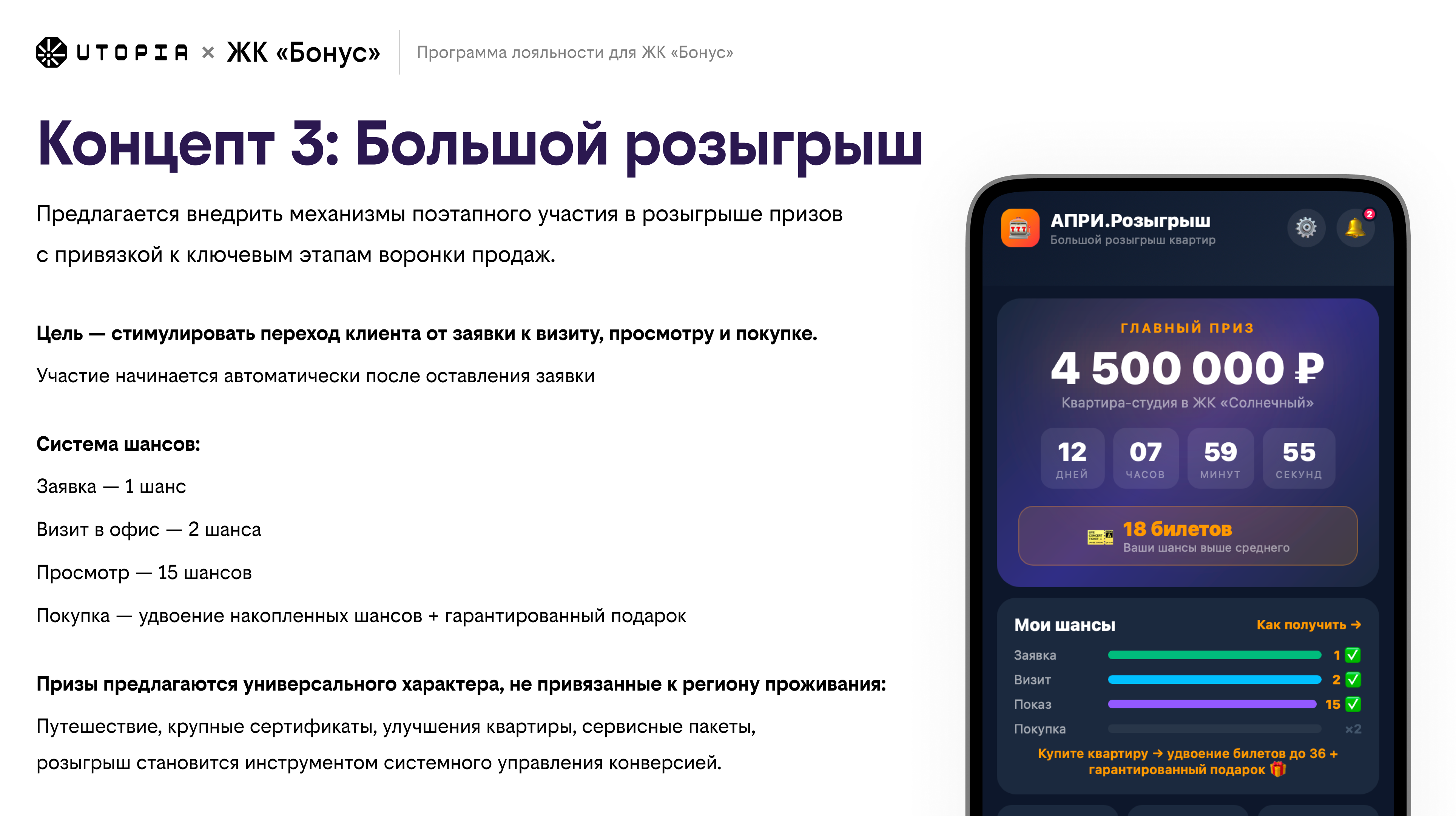 Концепт 3: Большой розыгрыш